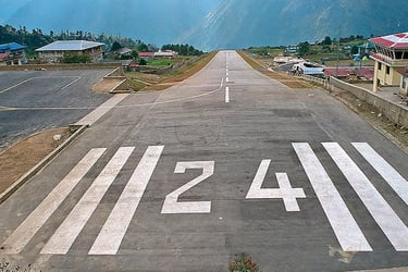 Tensing Hillary Airport (9100 ft) Lukla Nepal