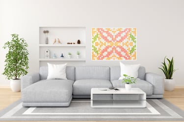 Composicion 843, en el salon