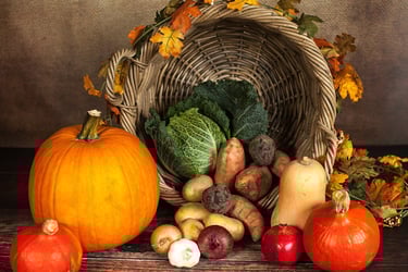 cómo organizar eventos en otoño ingredientes comida