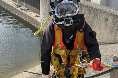 inspection barrage sous eau