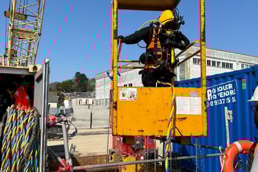 inspection subaquatique scaphandrier