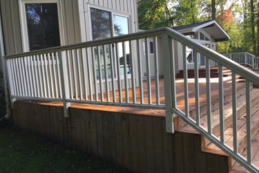 Installed railing image