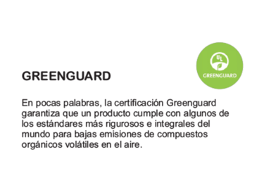 Certificación Greenguard