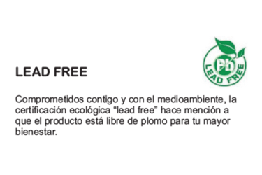 Certificación Lead Free
