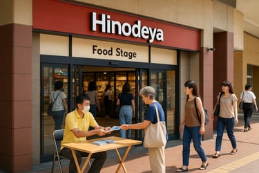 Hinodeya前で食事券を販売する様子｜堺市のニュースならサカイタイムズ