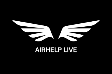 Airhelp live black and white logo