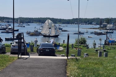 A ship during Windjammer days