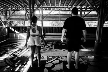 Tadasana is the blueprint for every standing pose. Root through your feet, lengthen the spiner