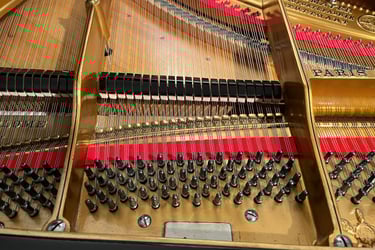 piano restauré cadre étouffoirs