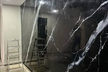 ديكور بديل رخام وسلم معلم ديكورات المدينة المنورة