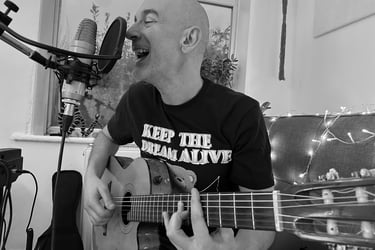 "The Musical Architect, George, producing high-end lullabies for children."