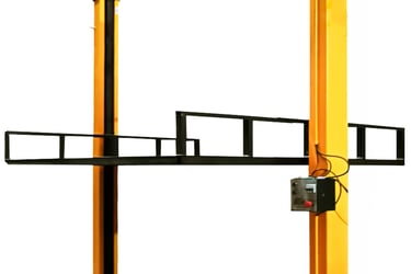 elevador de carga monta carga 2 colunas montacarga 1 ton 1000 kg jm máquinas