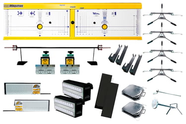 alinhador laser 200 para valas, alinhamento automotivo, geometria veicular