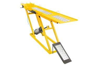 Rampa para Motos até 250 kg rampa pneumática para oficina de motos 1 pistão jm máquinas