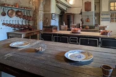 visiter les cuisines encore en activité du château du Lude