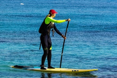 stand-up paddleboarding
