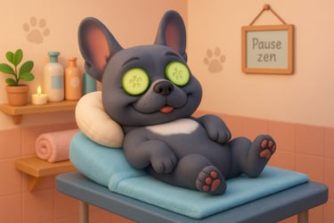 Prestation : Spa, Mascotte Ulya de M. É câline salon de toilettage 