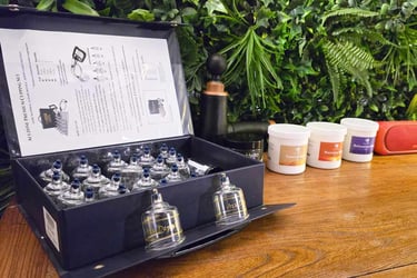 photo of cupping kit, used to perform cupping therapy