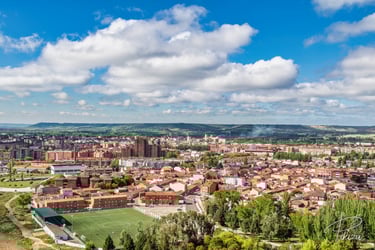 Palencia. Vista general desde el Otero