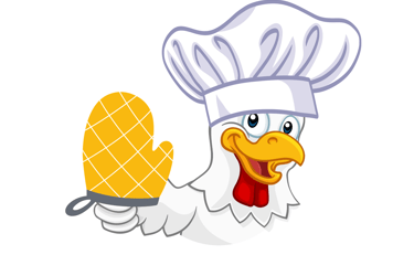 Chicken with Chef's Hat