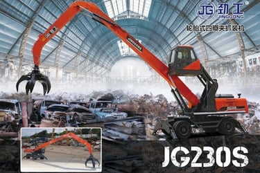 jg230s wheel excavator 23Ton AT Drive