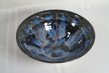 10 Inch Glaze Layered Bowl