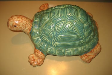 10 Inch Ceramic turtle