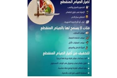 ما له وما عليه المتقطع الصيام