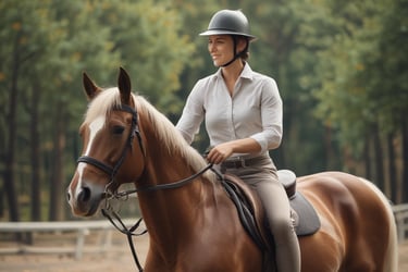 a horse with a pink ribbon tied to a horse