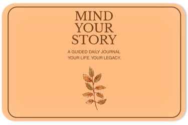 mind your story journal cover