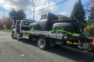 Flatbed towing service in Langley BC