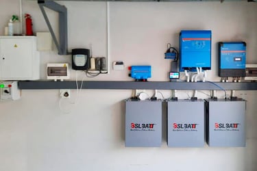 Sistema fotovoltaico con baterias