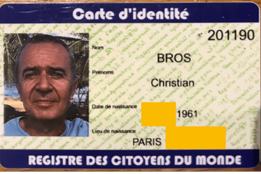 Registre des citoyens du monde