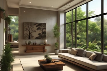 Bright living room with modern inventory