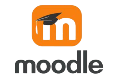 a black and white logo with a graduation cap on it