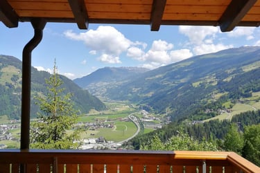 Blick ins Tal Richtung Zell am Ziller