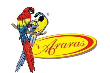 Logo da Produtos Araras, indústria de alimentos derivados de milho