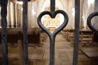 Rejas con corazón