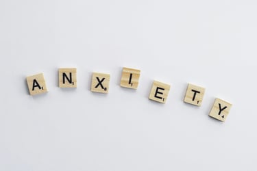 letras para escribir ansiedad en ingles