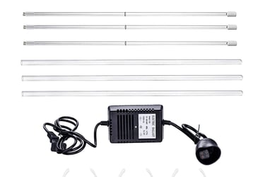 Sistema de purificación de agua por luz UV 55 W para agua de pozo con filtros integrados