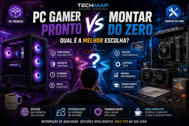 PC Gamer Pronto vs Montar do Zero: Qual é a Melhor Escolha?