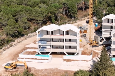 Moderna stambena zgrada u izgradnji u Zadru