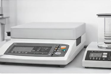 Instrumental de laboratorio para control de materiales de construcción.