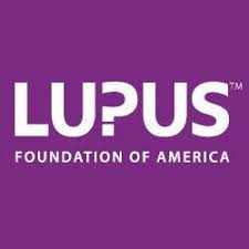Purple background with white text "LUPUS Foundation of America"