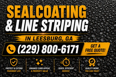 Sealcoating & Parking Lot Striping Services in Leesburg, Georgia | Albany Sealcoating & Line Striping LLC