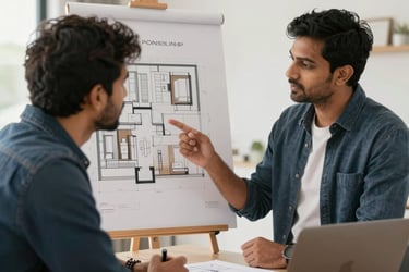 Bright living room with modern inventory