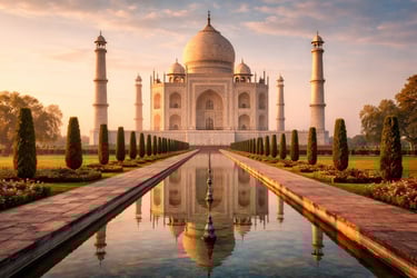 Taj Mahal at dawn