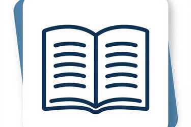 A simple flat illustration of a computer printer printing a document on white paper.