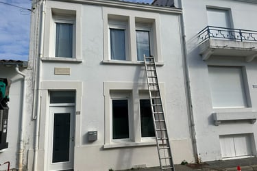 Intervention pour un ravalement de façade