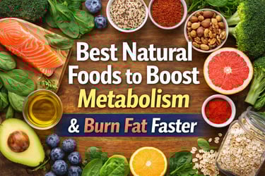 Best Natural Foods to Boost Metabolism and Burn Fat Faster